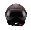 HELMET VITO JET MODA MATTE BROWN 02043 1220 Moto Helmets VITO moda brown 2 (1)